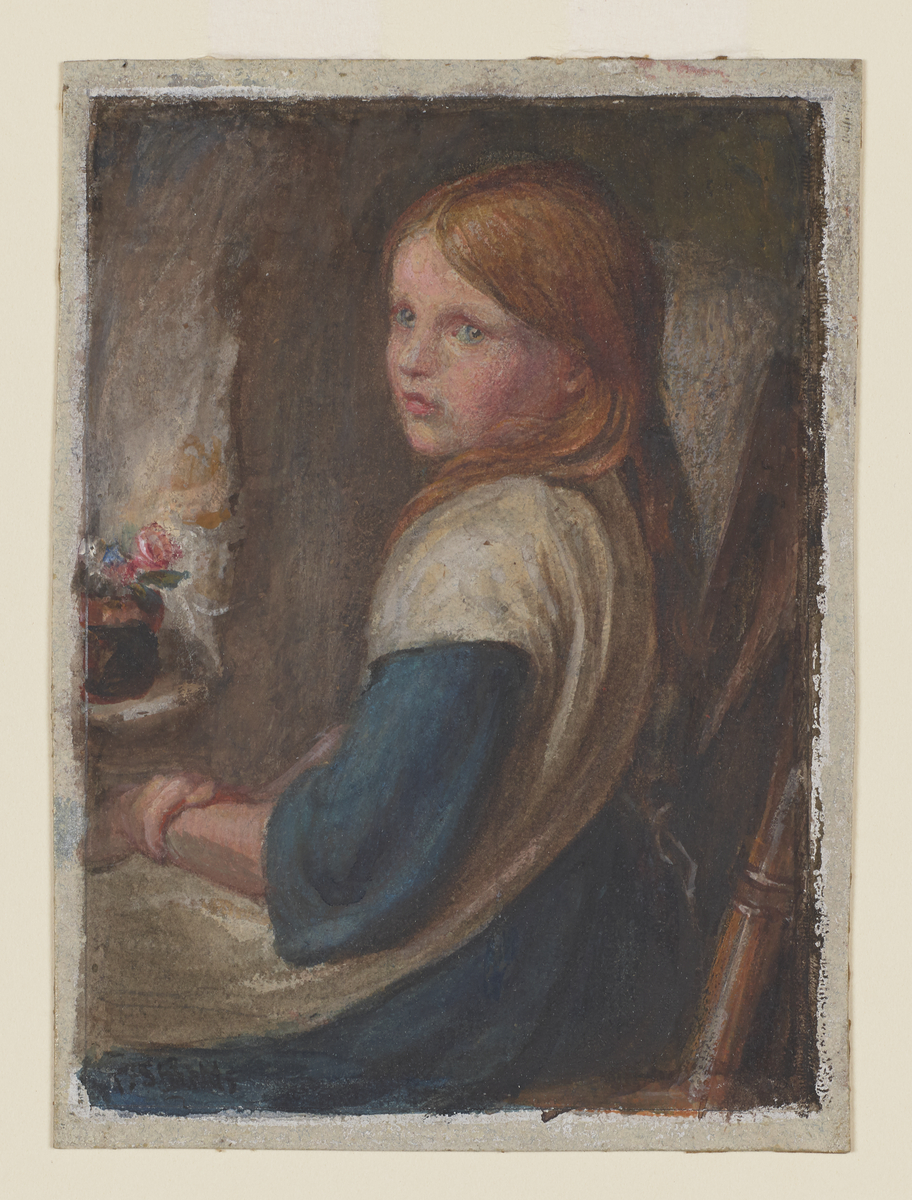 Study of a Young Girl Seated
